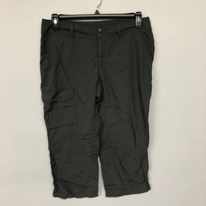Columbia Women Omni-Shade Outdoor Hiking Capri Crop Pants Size 10 Gray M087 -20